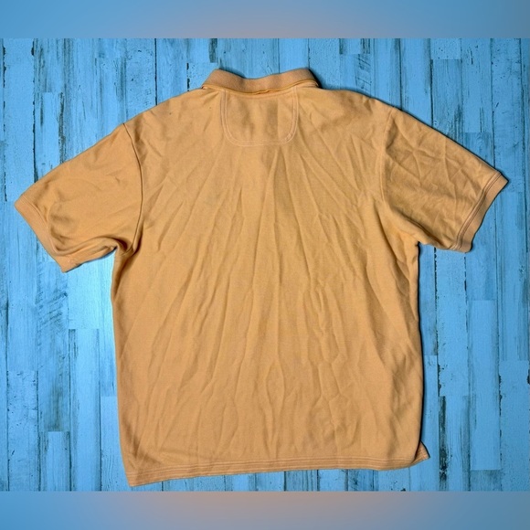 Tommy Bahama Men’s L Shirt Orange Supima Cotton Island Zone Short Sleeve Shirt - Picture 7 of 9